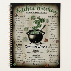 Kitchen Witchery Magical Herbs Correspondenz Planer