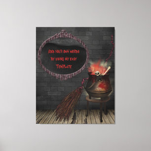 Kitchen Witz Canvas Print Leinwanddruck
