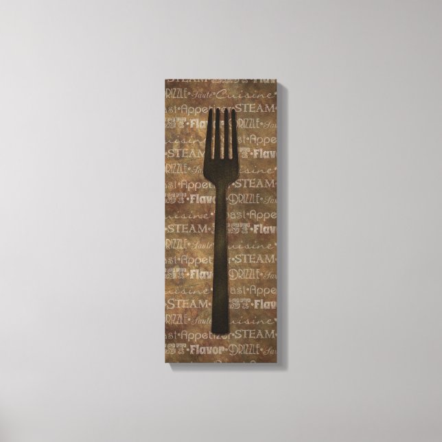 Kitchen Words Art Leinwanddruck (Vorderseite)