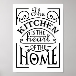 Kitchen-Zitat Poster