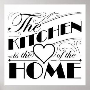 Kitchen-Zitat Poster