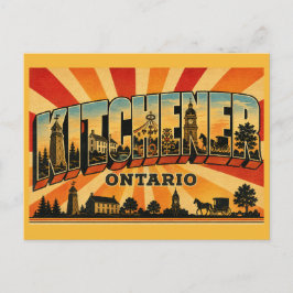 Kitchener Ontario Deutsches Erbe Postkarte