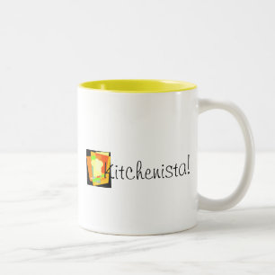 Kitchenista! Kaffee-Tasse Zweifarbige Tasse