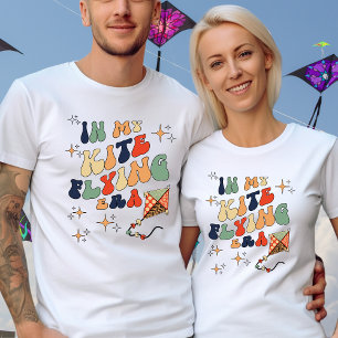 Kite Flying Custom Text auf der Rückseite anklicke T-Shirt