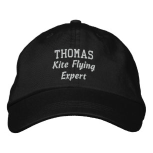 Kite Flying Expert Individuelle Name V07Z Bestickte Kappe