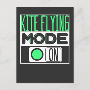Kite Flying Postkarte