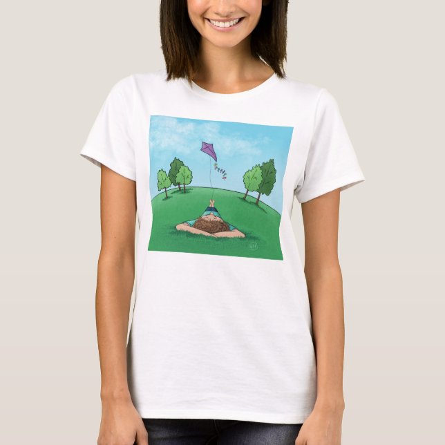 Kite Flying T - Shirt (Vorderseite)