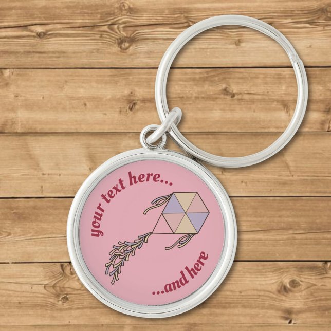 Kite Icon Pink Schlüsselanhänger (Von Creator hochgeladen)