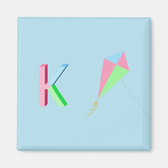 Kite Kühlschrankmagnet Magnet (Vorne)