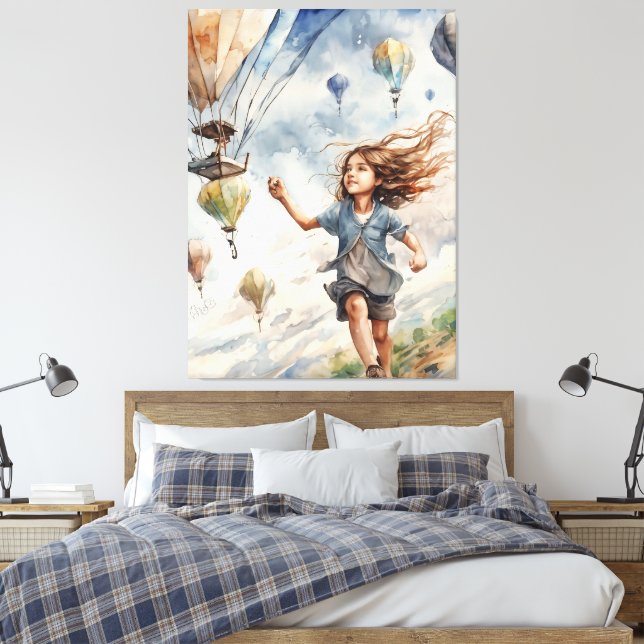 Kite Leinwanddruck (Insitu (Schlafzimmer))
