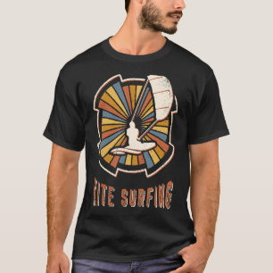 Kite Surfing Vintag Classic Retro Sport Liebe T-Shirt