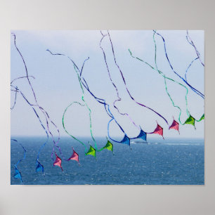 Kite Tails Print Poster