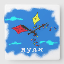 Kite Yellow Red Sky Cloud Zeichne Kindername