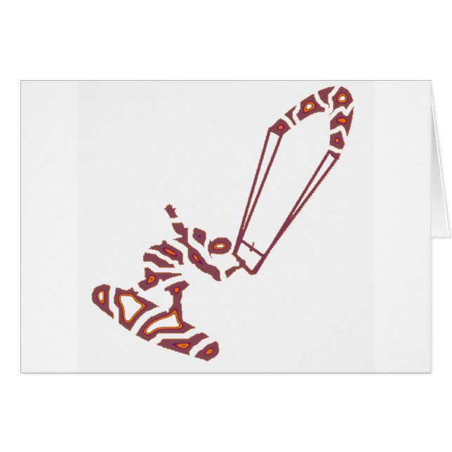 Kiteboard zögern nie (Vorderseite (Horizontal))