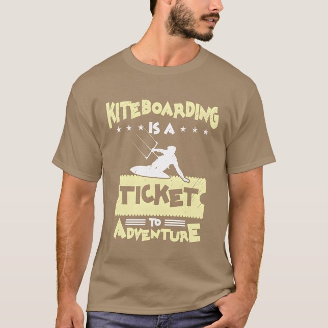 Kiteboarding Adventure Water Sport Enthusiast boy T-Shirt (Vorderseite)