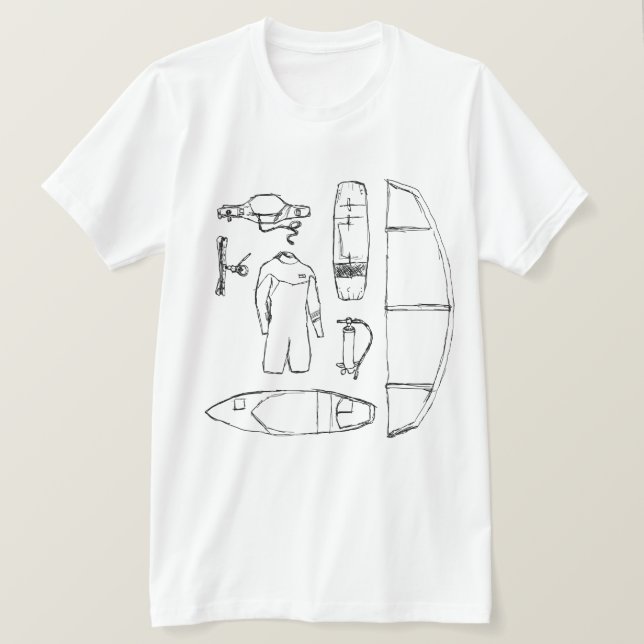 Kiteboarding Gang T-Shirt (Design vorne)