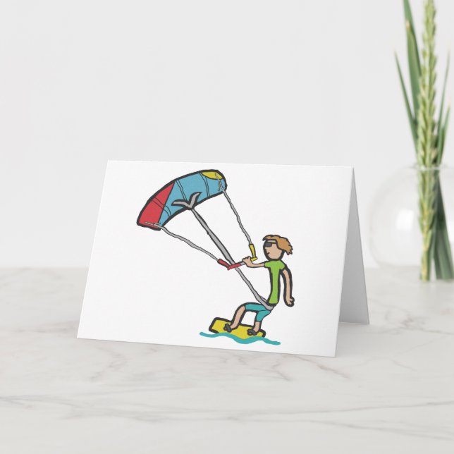 Kiteboarding Karte (Vorderseite)