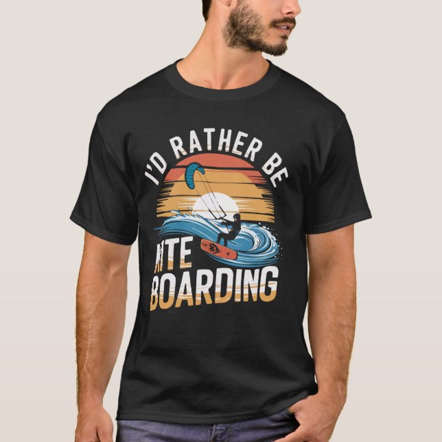 Kiteboarding Kitesurfer Kite Boarding Kitesurfing  T-Shirt (Vorderseite)