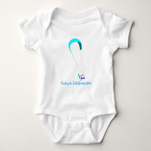 Kiteboarding, Kitesurfing Freistil Baby Strampler (Vorderseite)