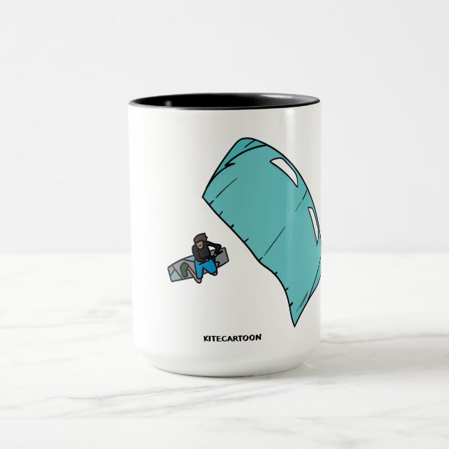 Kiteboarding/kitesurfing - Kitesurfer Tasse (Zentrum)
