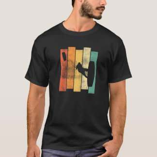 Kiteboarding Kitesurfing Surf Vintag Retro V T-Shirt