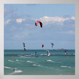 Kiteboarding Race Poster
