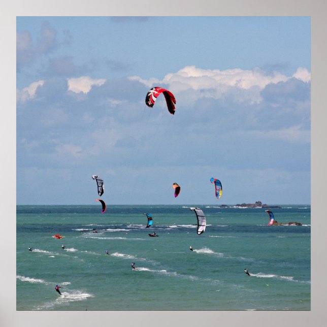 Kiteboarding Race Poster (Vorne)