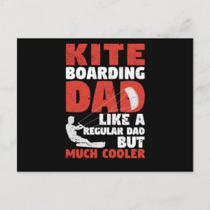 Kiteboarding Vater Funny Surfing Kitesurfer Vater Postkarte