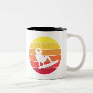 Kiteboarding Zweifarbige Tasse
