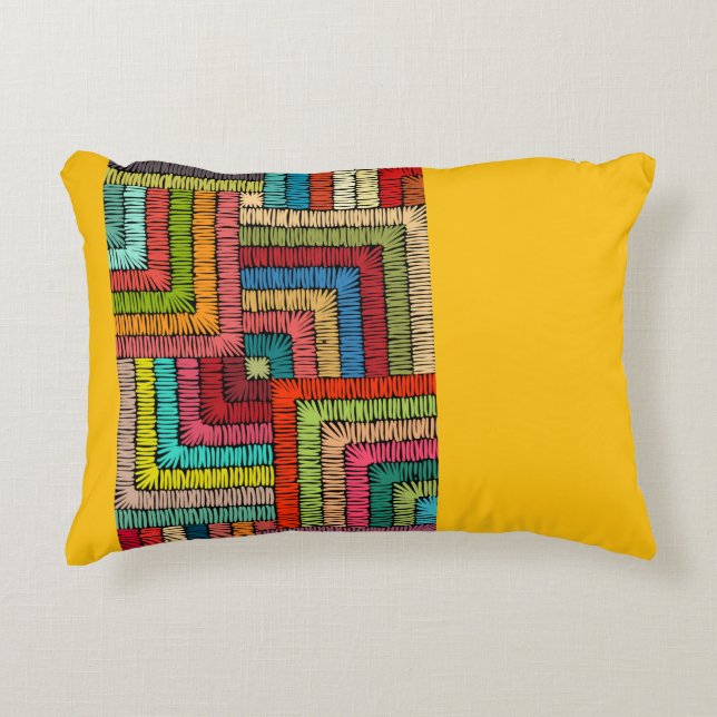 Kitenge Pattern Home Decor pillow Dekokissen (Vorderseite)
