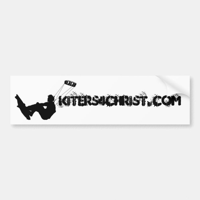 Kiters4Christ.com Autoaufkleber (Vorne)