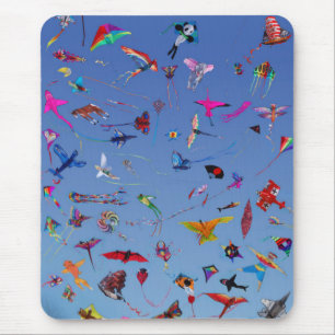 Kites Kites Kites im Himmel Mousepad