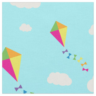 Kites Niedliche Kids Stoff