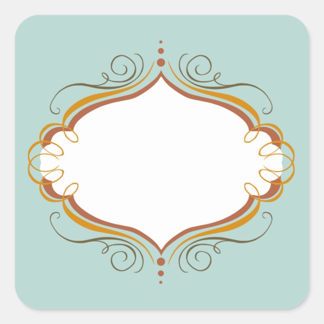 Kites Weekly Planner Spice Label Aufkleber (Vorderseite)