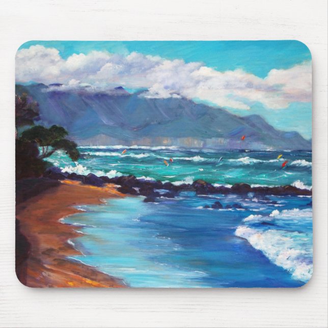 Kitesailing bei "Sprecks", Maui Mousepad (Vorne)