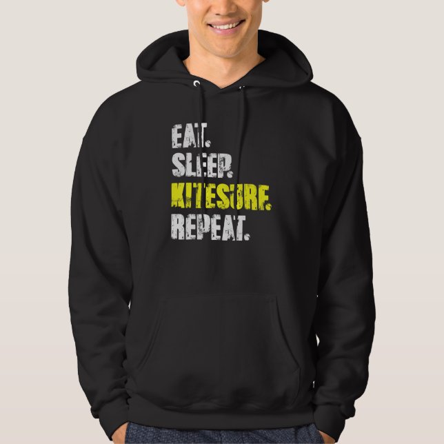 Kitesurf Bekleidungszubehör Spaß 1 Hoodie (Vorderseite)