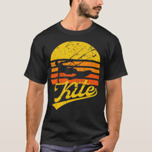 Kitesurf Geschenk Kitesurfen Retro Kitesurfen Boar T-Shirt