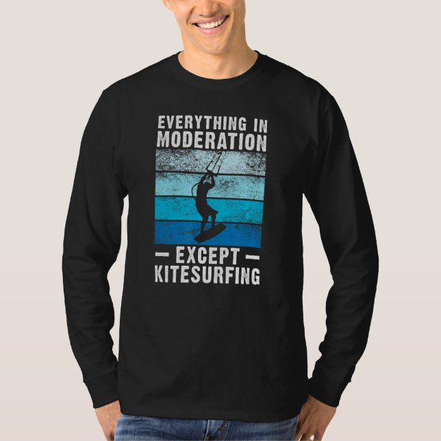 Kitesurf Kitesurfen Kiteboard Kitesurfen Kitesurfe T-Shirt (Vorderseite)