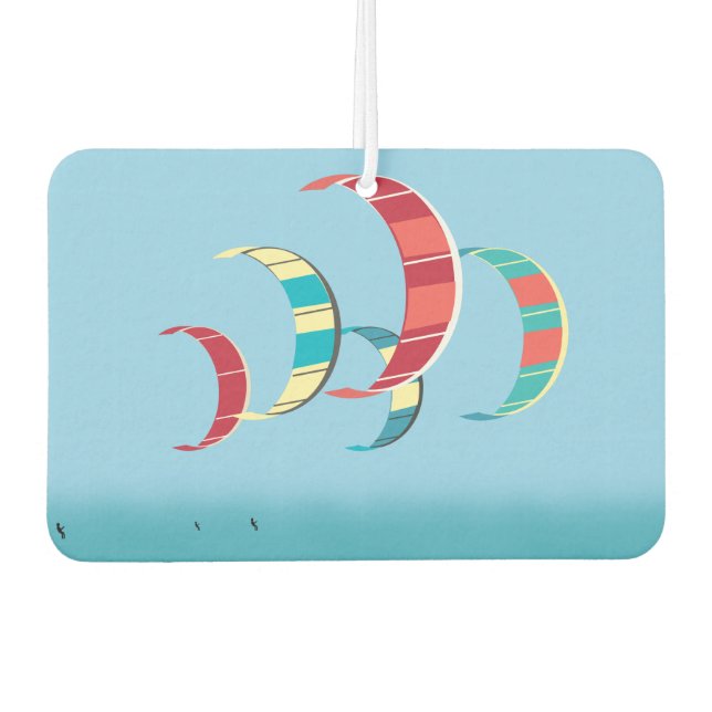 Kitesurfen Autolufterfrischer (Vorderseite)