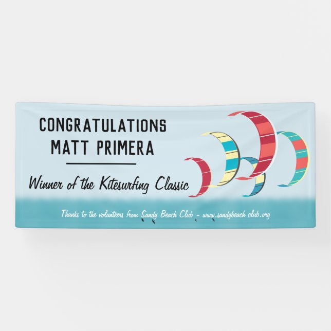 Kitesurfen Banner (Horizontal)