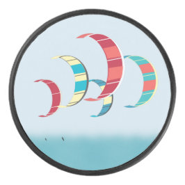 Kitesurfen Eishockey Puck