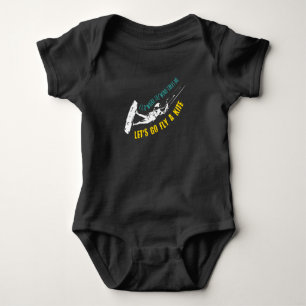 Kitesurfen Fly A Kite Kiteboarding Baby Strampler