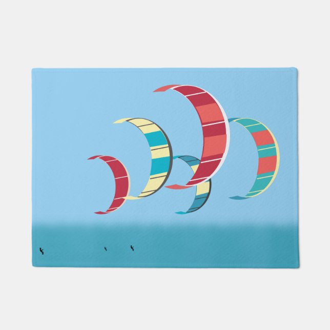 Kitesurfen Fußmatte (Vorderseite)