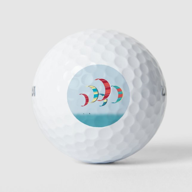 Kitesurfen Golfball (Vorderseite)