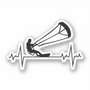 Kitesurfen Kiteboarding Kitesurfen Reiten Windspor Aufkleber