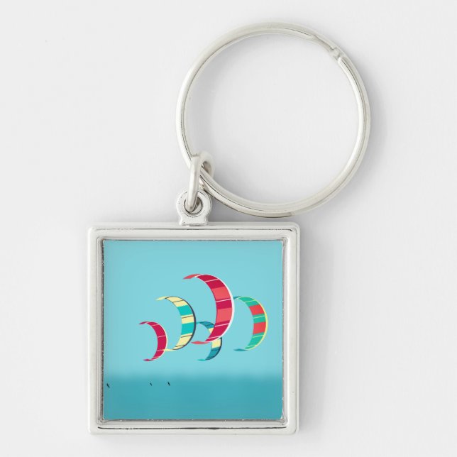 Kitesurfen Schlüsselanhänger (Vorne)