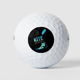Kitesurfen Vintag Kiteboarder Kitesurfen Golfball