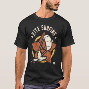 Kitesurfen Vintag Retro Classic Sport T-Shirt