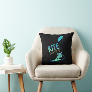 Kitesurfen Vintage-Kiteboarder-Kitesurfen Kissen