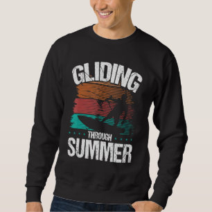 Kitesurfen Vintage Kiteboarding Segel Kiteboarder Sweatshirt